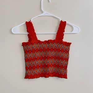 Multi color crop top